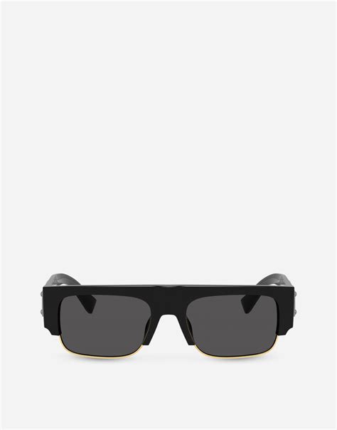 Logo Plaque sunglasses in Black for Men 